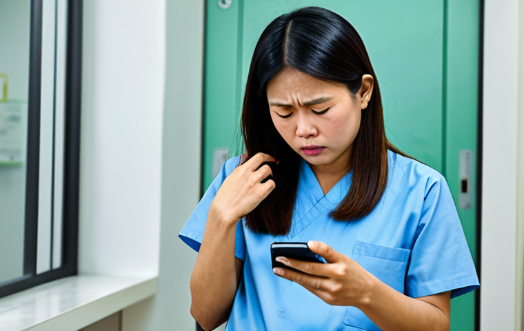 Health Impacts**

"A worried Thai woman, fully clothed in casual attire, looking at her phone with a concerned expression, reading about a fake health remedy, appropriate content, safe for work, perfect anatomy, natural pose, professional photograph, concerned face, hospital background, fully clothed, modest."

**