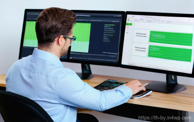 가짜뉴스 대응을 위한 해외 사례 - **Digital Literacy for Young Adults:** A young university student, wearing stylish yet modest casual...