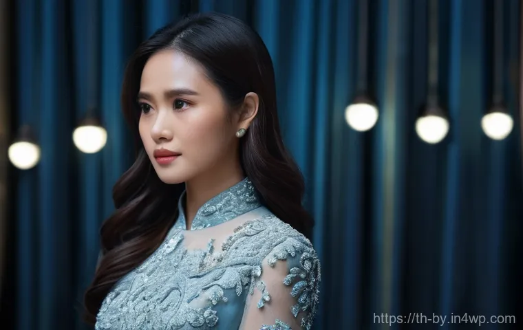 가짜뉴스와 대중 문화의 상관관계 - **Prompt 1: The Weight of Falsehood**
    A realistic, cinematic portrayal of a young, elegant Thai ...